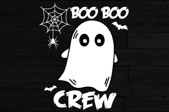 Boo Boo Crew Ghost Funny Halloween Graphics and Crafts Review