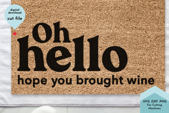 Funny Doormat - Hope You Brought Wine Graphics and Crafts Review