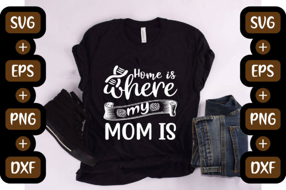 Funny Mom Quotes Design, Home is Where M Graphics and Crafts Review