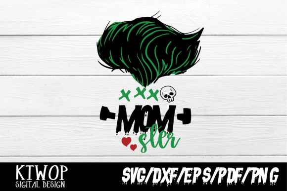Momster Funny Halloween Graphics for Crafts